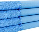 Ver imagem 3 de Kit 12 Toalhas Lavabo Pintar Ponto Russo Perfeito Estilo - Azul Turquesa
