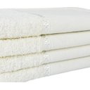 Ver imagem 3 de Kit 12 Toalhas Lavabo Pintar Ponto Russo Perfeito Estilo - Creme