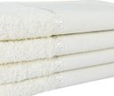 Ver imagem 3 de Kit 12 Toalhas Lavabo Pintar Ponto Russo Perfeito Estilo - Creme
