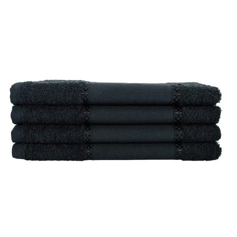 Kit 12 Toalhas Lavabo Pintar Ponto Russo Perfeito Estilo - Preto