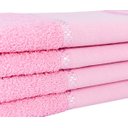 Ver imagem 3 de Kit 12 Toalhas Lavabo Pintar Ponto Russo Perfeito Estilo - Rosa