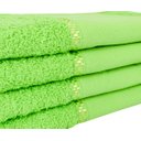 Ver imagem 3 de Kit 12 Toalhas Lavabo Pintar Ponto Russo Perfeito Estilo - Verde Pistache