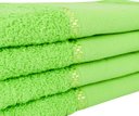 Ver imagem 3 de Kit 12 Toalhas Lavabo Pintar Ponto Russo Perfeito Estilo - Verde Pistache