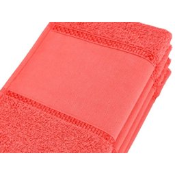 Kit 12 Toalhas Lavabo Pintar Ponto Russo Perfeito Estilo - Vermelho - 4