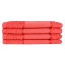 Ver imagem 1 de Kit 12 Toalhas Lavabo Pintar Ponto Russo Perfeito Estilo - Vermelho