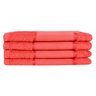 Kit 12 Toalhas Lavabo Pintar Ponto Russo Perfeito Estilo - Vermelho - 1