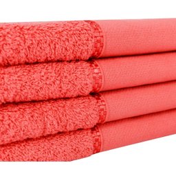 Kit 12 Toalhas Lavabo Pintar Ponto Russo Perfeito Estilo - Vermelho - 3