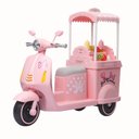 Ver imagem 3 de Moto Elétrica Infantil 12V Sorveteria - Rosa