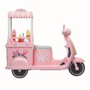 Ver imagem 5 de Moto Elétrica Infantil 12V Sorveteria - Rosa