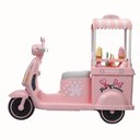 Ver imagem 4 de Moto Elétrica Infantil 12V Sorveteria - Rosa