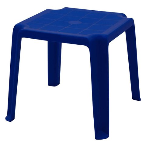 Mesinha Infantil Tramontina Adoleta Plástico Azul 49x49x42cm