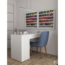 Ver imagem 2 de Mesa Nails Rubi Ripado 117x50 Cm com Aspirador