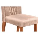 Ver imagem 5 de Kit 2 Cadeiras de Cozinha Lia 2 Un Freijo/linho Neve Bege - Dj Móveis