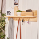 Ver imagem 6 de Cabideiro de Entrada Organizador Multiuso com Porta Chaves e Prateleira - Casa 67