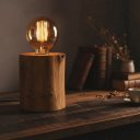 Ver imagem 4 de Abajur Luminária de Mesa Rustica Tronco Eucalipto 13cm