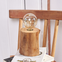 Ver imagem 3 de Abajur Luminária de Mesa Rustica Tronco Eucalipto 13cm