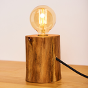 Ver imagem 6 de Abajur Luminária de Mesa Rustica Tronco Eucalipto 13cm