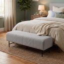 Ver imagem 3 de Puff Recamier Lauri Factor Assento D-23 Revestimento Off White Sallar Home
