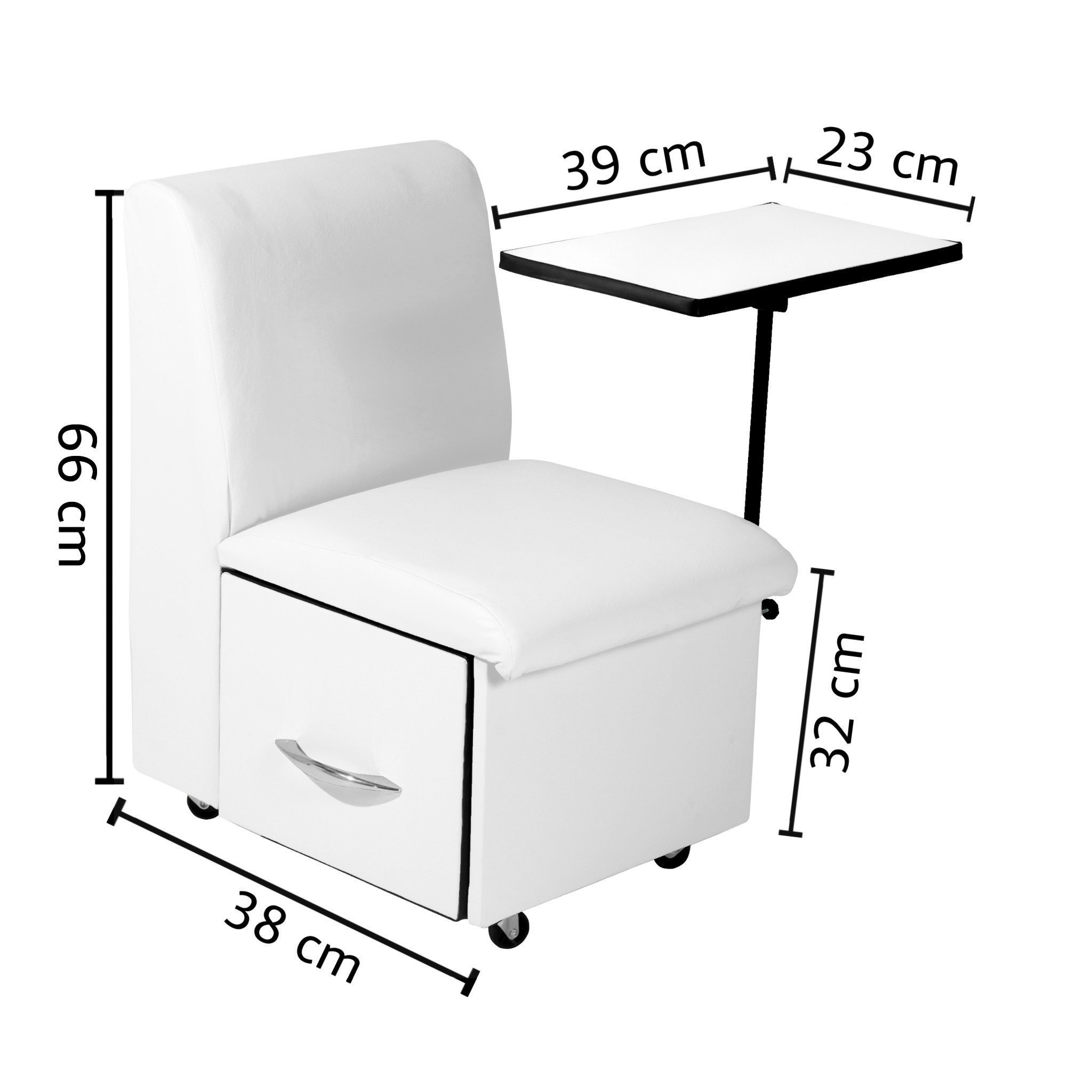 Cadeira Cirandinha de Manicure Branco - 2