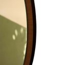 Ver imagem 3 de Espelho Decorativo Redondo Elipse Laqueado 90x90:CASTANHO