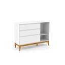 Ver imagem 2 de Comoda Matic Nature Clean Laqueado Branco Soft | Eco Wood