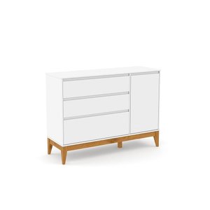Comoda Matic Nature Clean Laqueado Branco Soft | Eco Wood