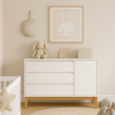 Ver imagem 3 de Comoda Matic Nature Clean Laqueado Branco Soft | Eco Wood