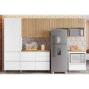 Ver imagem 1 de Cozinha Modulada Nesher Rainha Gourmet 6 Peças (3aéreos+2balcões+1paneleiro) C6p01 Branca/nature-