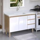Ver imagem 3 de Gabinete de Cozinha 116cm Branco - Rorato