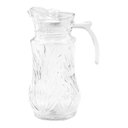 Ver imagem 2 de Jarra De Vidro Com 6 Copos Tampa Água Suco 1800ml