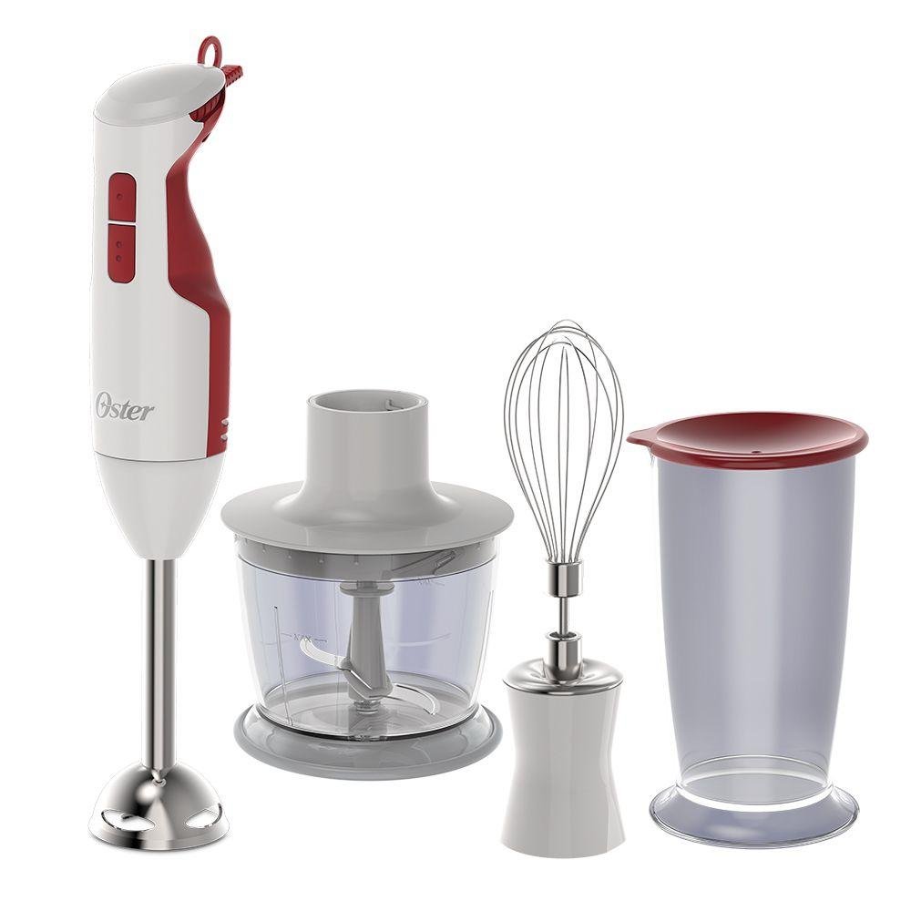 Mixer Delight Função Turbo Vermelho e Branco Oster 110V