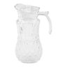 Jarra De Vidro Com 6 Copos Tampa Água Suco 1800ml - 2