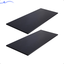 Ver imagem 2 de Kit 2 Prateleira Preta 80X35 Tampo Tabua Mdf Organizadora Decoração Cozinha Quarto Banheiro Sala