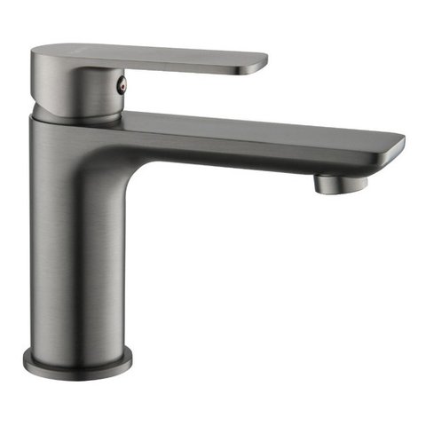 Torneira Misturador Monocomando Grafite Redondo para Banheiro