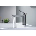 Ver imagem 3 de Torneira Misturador Monocomando Grafite Redondo para Banheiro