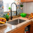Ver mais imagens de Torneira de Cozinha Gourmet de Bancada 360° Moderna Fosca Preta Aço Inox 304 Brinovar