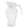 Jarra De Vidro Com 6 Copos Tampa Água Suco 1800ml - 2
