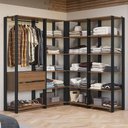 Ver imagem 1 de Guarda-roupa Closet Modulado Valencia 2 Gavetas 337cm Madesa 05