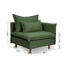 Ver imagem 4 de Sofá Modular Braço Lateral com Pé Madeira Sôma CabeCasa MadeiraOriginals