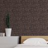 Papel de Parede 3d Lavavel Efeito Tecido Linho Marrom Imita Algodao Decorativo Quarto 3m - 3