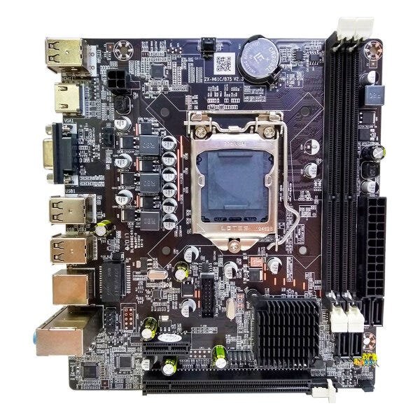 Placa Mãe GHT ZX-H61C (V2.3), Intel 2º/3º Geração, DDR3, LGA1155