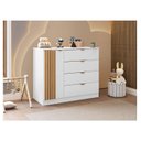 Ver imagem 1 de Cômoda Infantil Ambiente Ayla Branco Acetinado - Phoenix