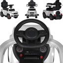 Ver imagem 3 de Carrinho Eletrico com Empurrador Bandeirante Jipe 4 em 1 6v Branco