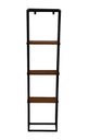 Ver imagem 3 de Prateleira Decorativa de Parede Ferro e Madeira Metalon Design Decoração Multiuso