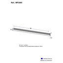 Ver imagem 3 de Puxador 36cm para Balcão Cozinha de Canto 90cm Veneza Multimóveis Mp3085 Branco