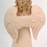 Anjo Rezando Com Pomba Nude Barroco 10x5x3cm Estátua Kit 2pc - 4