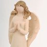 Anjo Rezando Com Pomba Nude Barroco 10x5x3cm Estátua Kit 2pc - 5