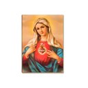 Ver imagem 4 de Kit 2 Placas MDF Pintura Sacra Clássica Jesus e Maria FE7