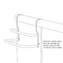 Ver imagem 2 de Porta Toalhas Duplo Toalheiro Para Box Alto Brilho 48cm