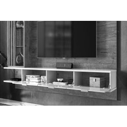 Painel Leblon (off White/madero Canela) - Lukaliam Móveis - 4